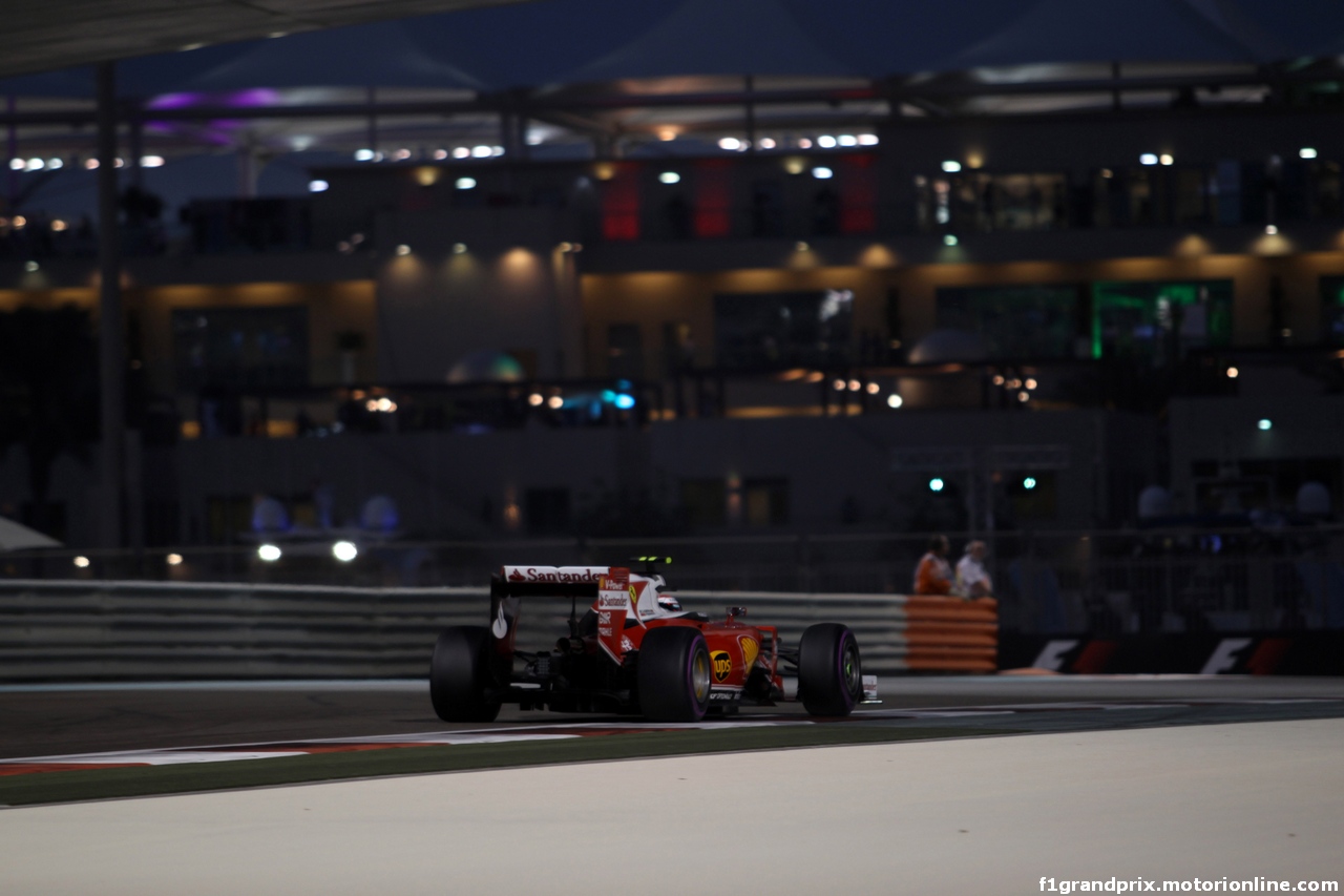 GP ABU DHABI, 25.11.2016 - Prove Libere 2, Kimi Raikkonen (FIN) Ferrari SF16-H