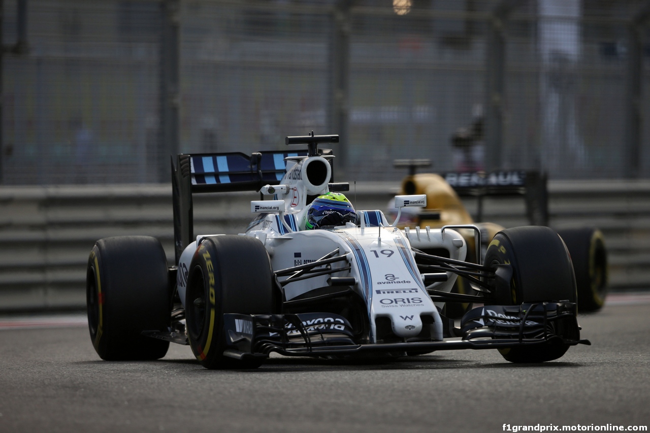 GP ABU DHABI, 25.11.2016 - Prove Libere 2, Felipe Massa (BRA) Williams FW38