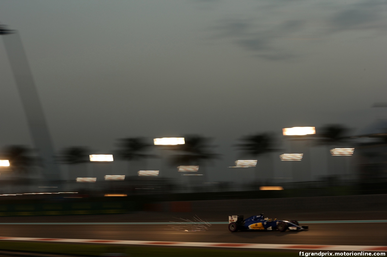 GP ABU DHABI, 25.11.2016 - Prove Libere 2, Marcus Ericsson (SUE) Sauber C34