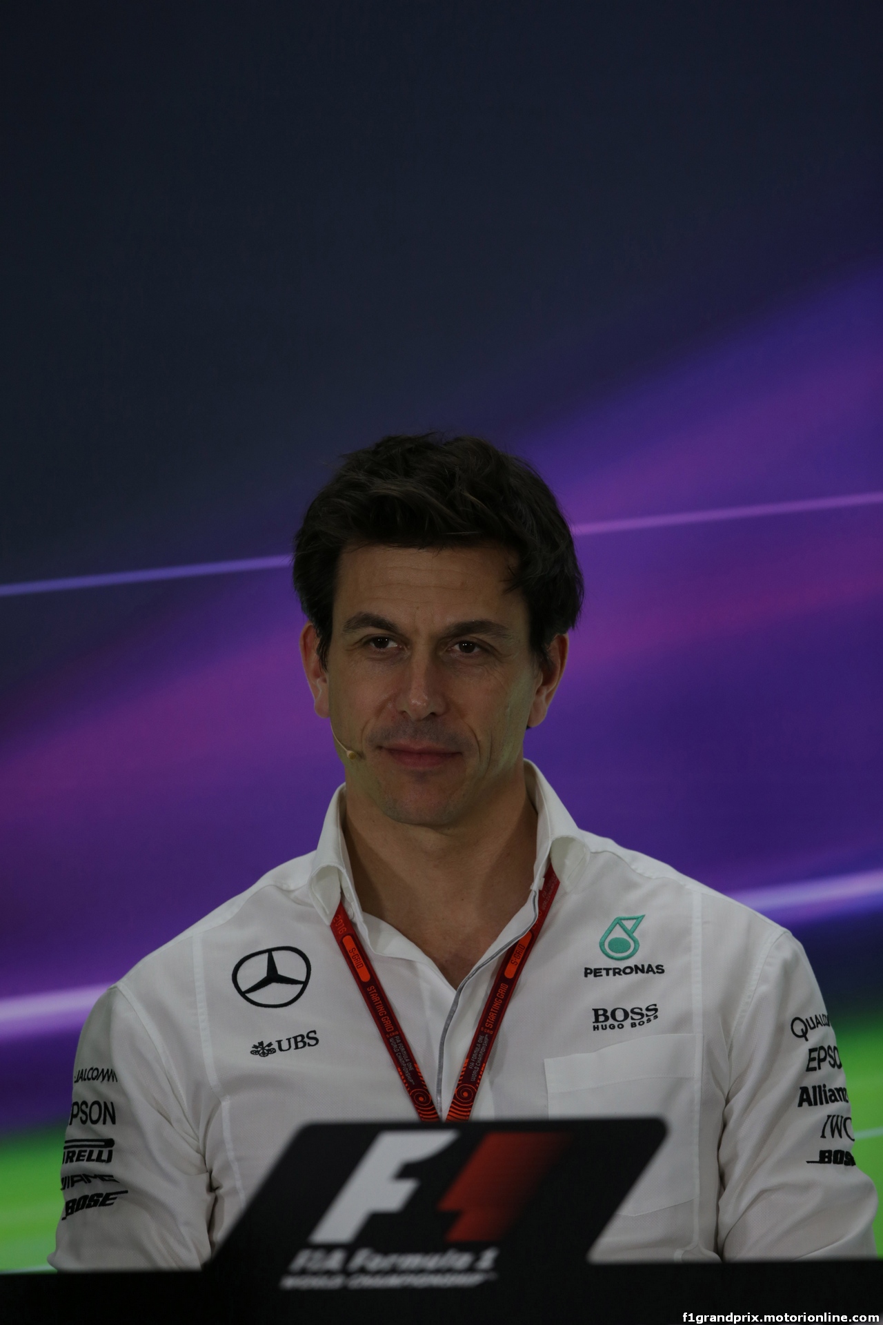 GP ABU DHABI, 25.11.2016 - Prove Libere 2, Conferenza Stampa, Toto Wolff (GER) Mercedes AMG F1 Shareholder e Executive Director