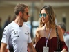 GP ABU DHABI, 25.11.2016. - Jenson Button (GBR) McLaren with Domenica Brittny Ward (USA).