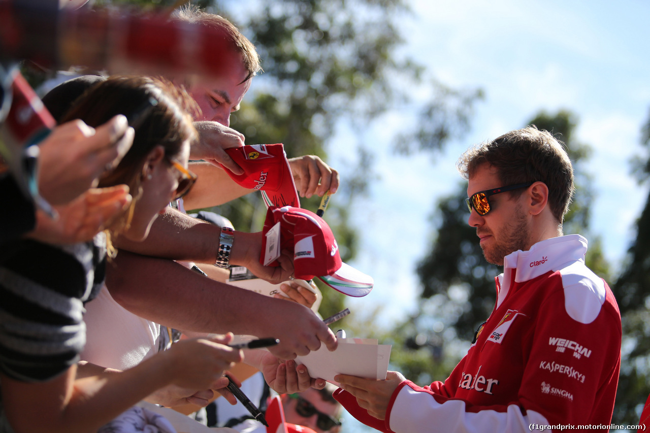 GP AUSTRALIA, 20.03.2016 - Sebastian Vettel (GER) Ferrari SF16-H