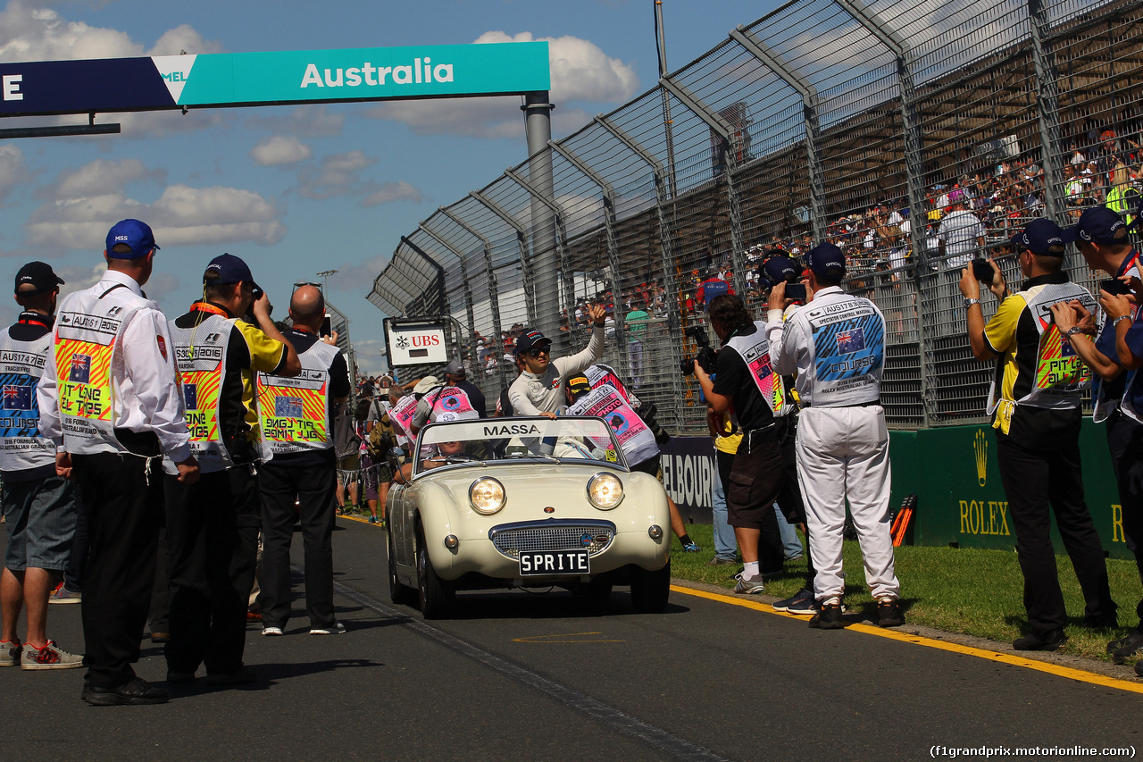 GP AUSTRALIA, 20.03.2016 - Felipe Massa (BRA) Williams FW38