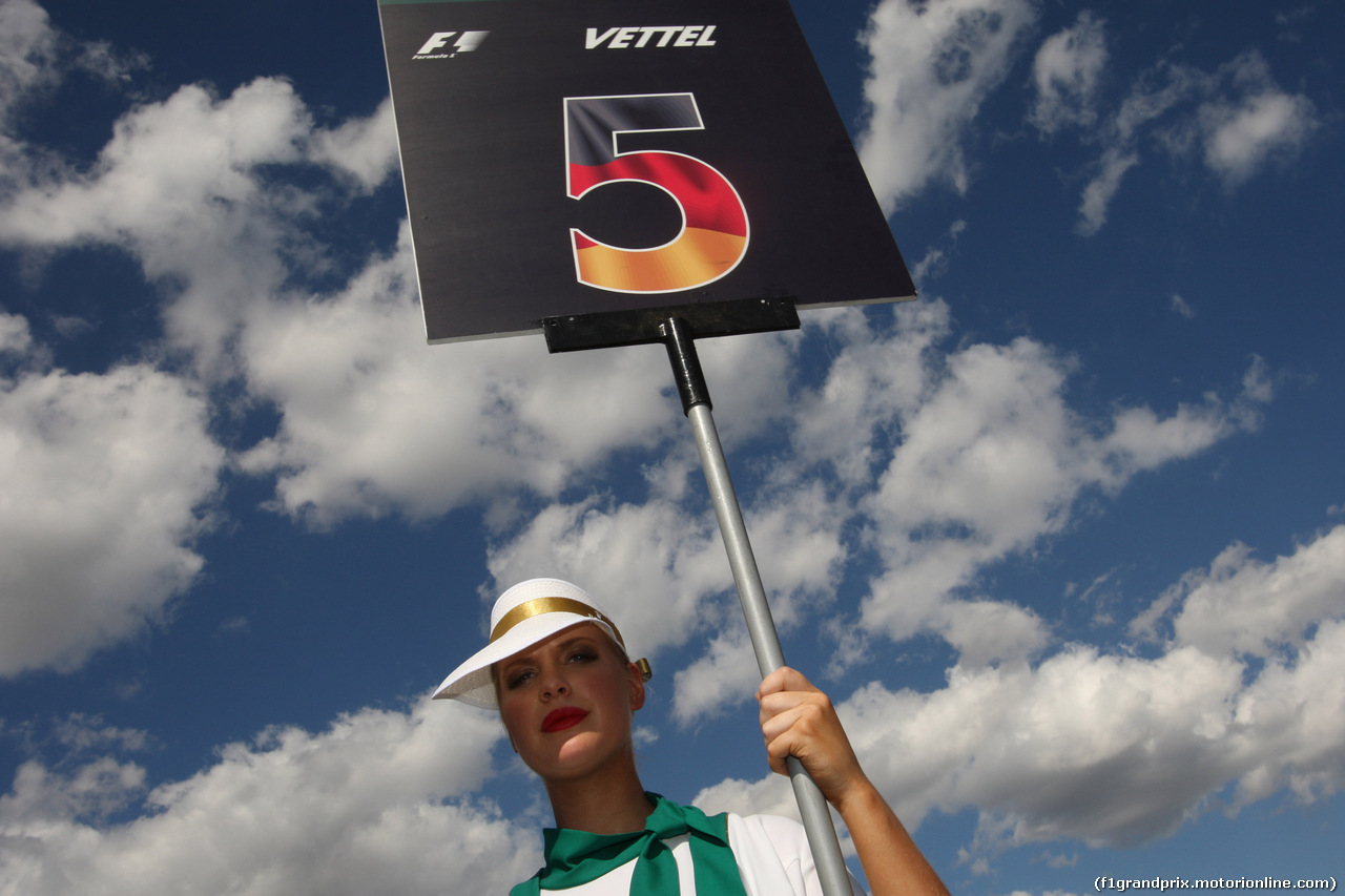 GP AUSTRALIA, 20.03.2016 - griglia Ragazza