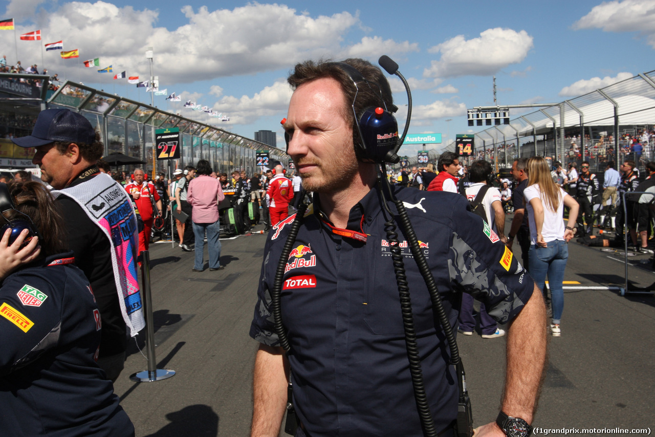 GP AUSTRALIA, 20.03.2016 - Christian Horner (GBR), Red Bull Racing, Sporting Director