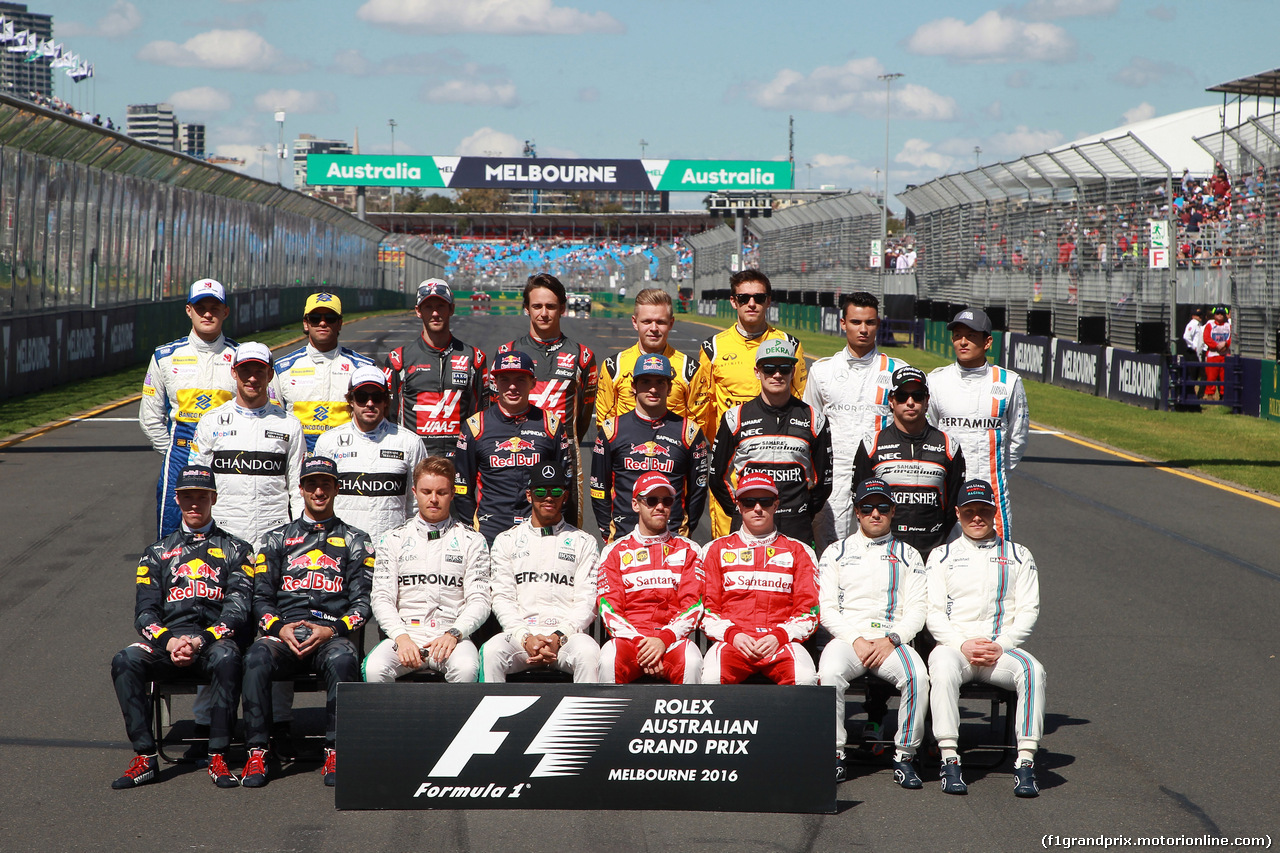 GP AUSTRALIA, 20.03.2016 - 2016 F1 Drivers
