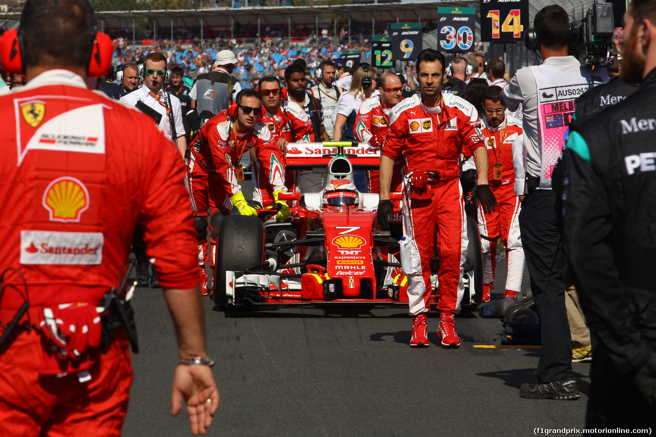 GP AUSTRALIA, 20.03.2016 - Kimi Raikkonen (FIN) Ferrari SF16-H