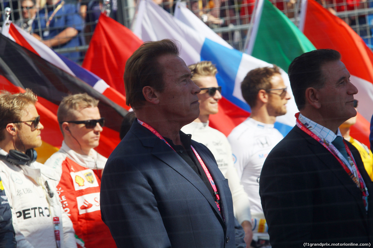 GP AUSTRALIA, 20.03.2016 - Arnold Schwarzenegger (AU), Actor