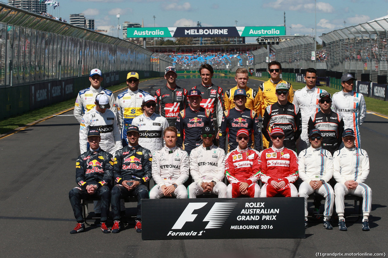 GP AUSTRALIA, 20.03.2016 - 2016 F1 Drivers