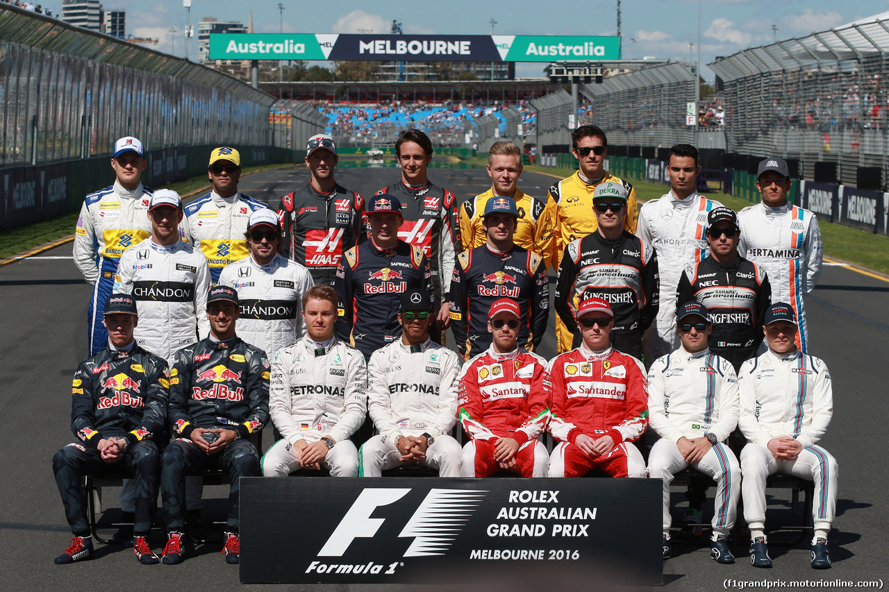 GP AUSTRALIA, 20.03.2016 - 2016 F1 Drivers