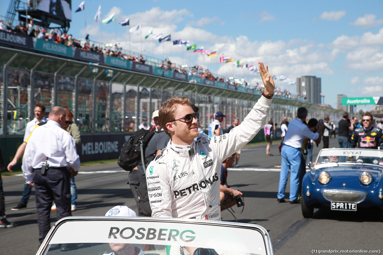 GP AUSTRALIA, 20.03.2016 - Nico Rosberg (GER) Mercedes AMG F1 W07 Hybrid