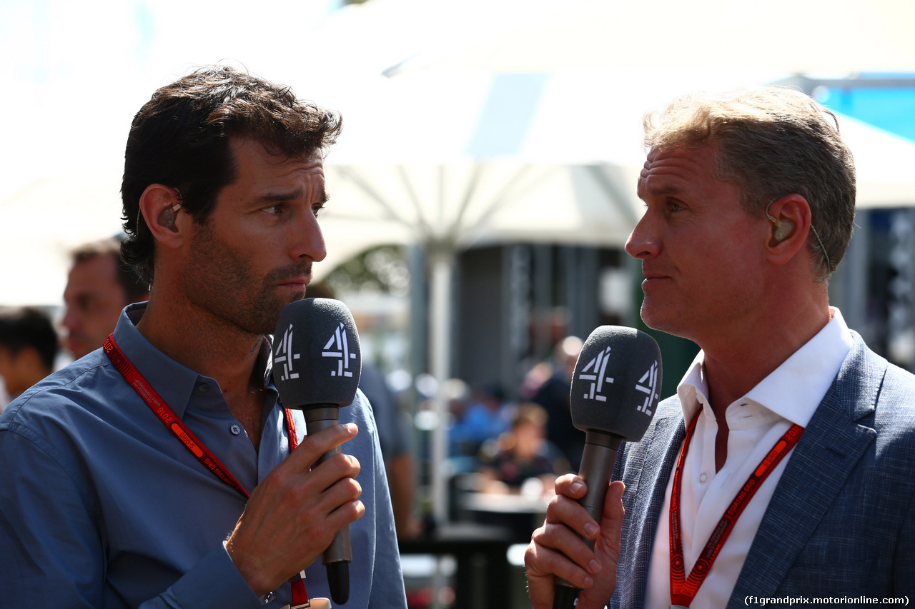 GP AUSTRALIA, 20.03.2016 - Mark Webber e David Coulthard (GBR)