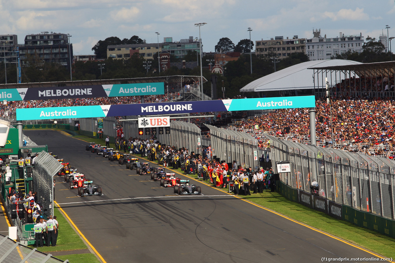 GP AUSTRALIA, 20.03.2016 - Gara, The grid