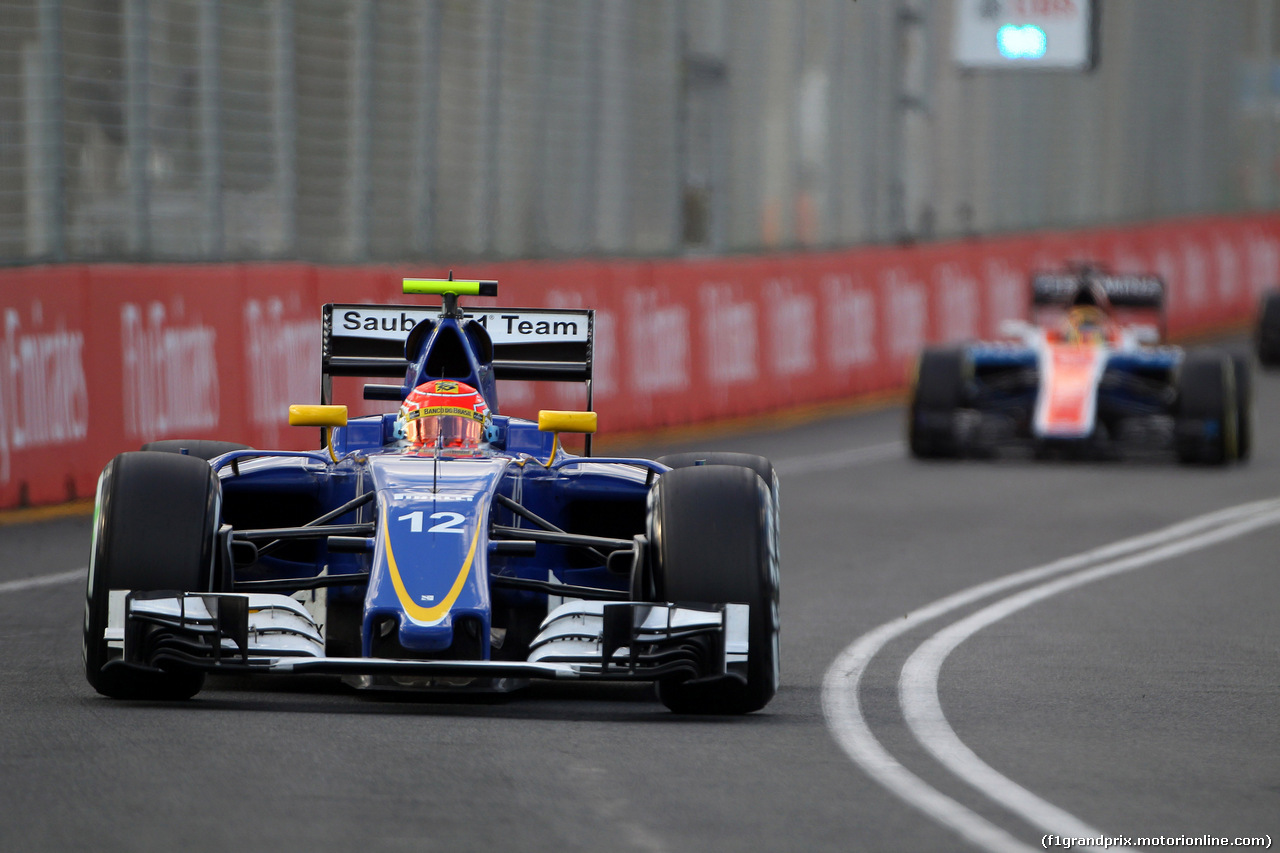 GP AUSTRALIA, 20.03.2016 - Gara, Felipe Nasr (BRA) Sauber C34