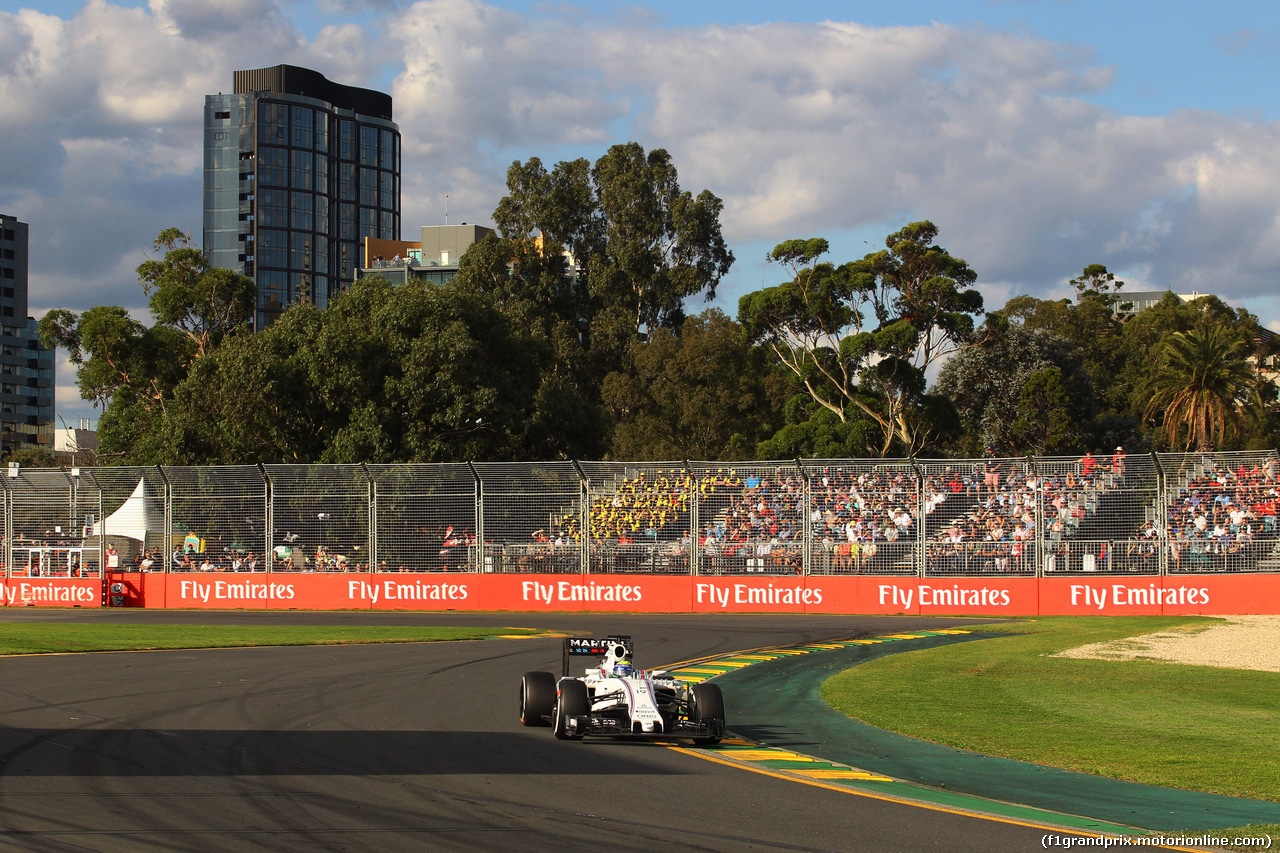 GP AUSTRALIA, 20.03.2016 - Gara, Felipe Massa (BRA) Williams FW38