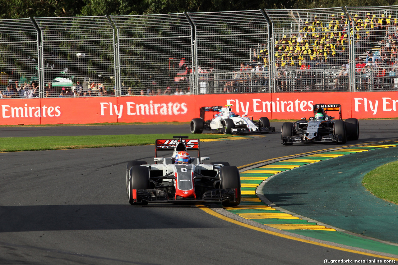 GP AUSTRALIA, 20.03.2016 - Gara, Romain Grosjean (FRA) Haas F1 Team VF-16