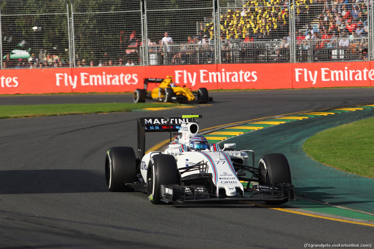 GP AUSTRALIA, 20.03.2016 - Gara, Valtteri Bottas (FIN) Williams FW38