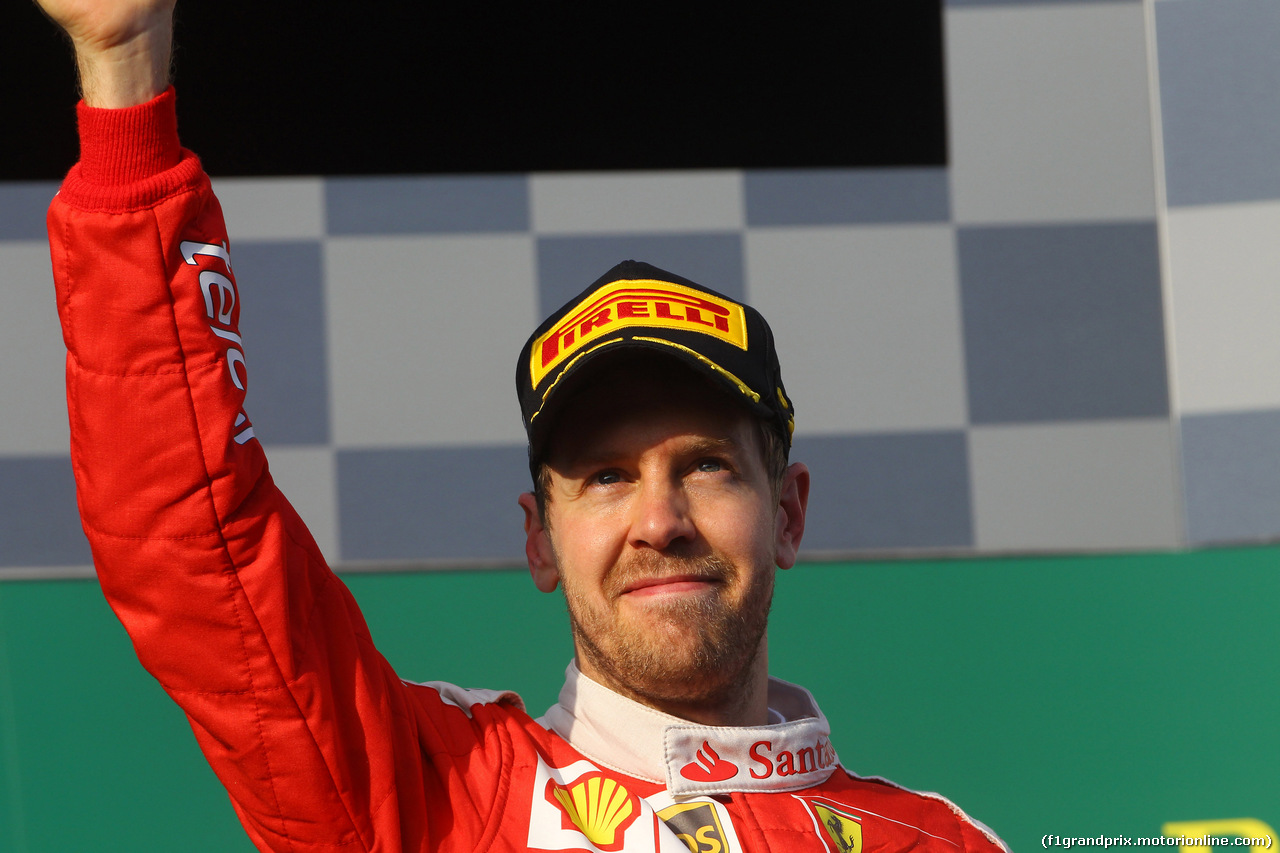 GP AUSTRALIA, 20.03.2016 - Gara, terzo Sebastian Vettel (GER) Ferrari SF16-H
