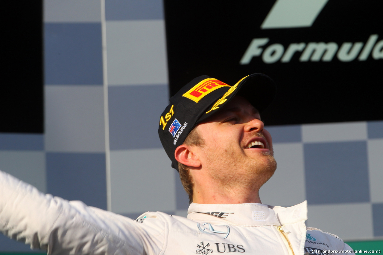 GP AUSTRALIA, 20.03.2016 - Gara, Nico Rosberg (GER) Mercedes AMG F1 W07 Hybrid vincitore