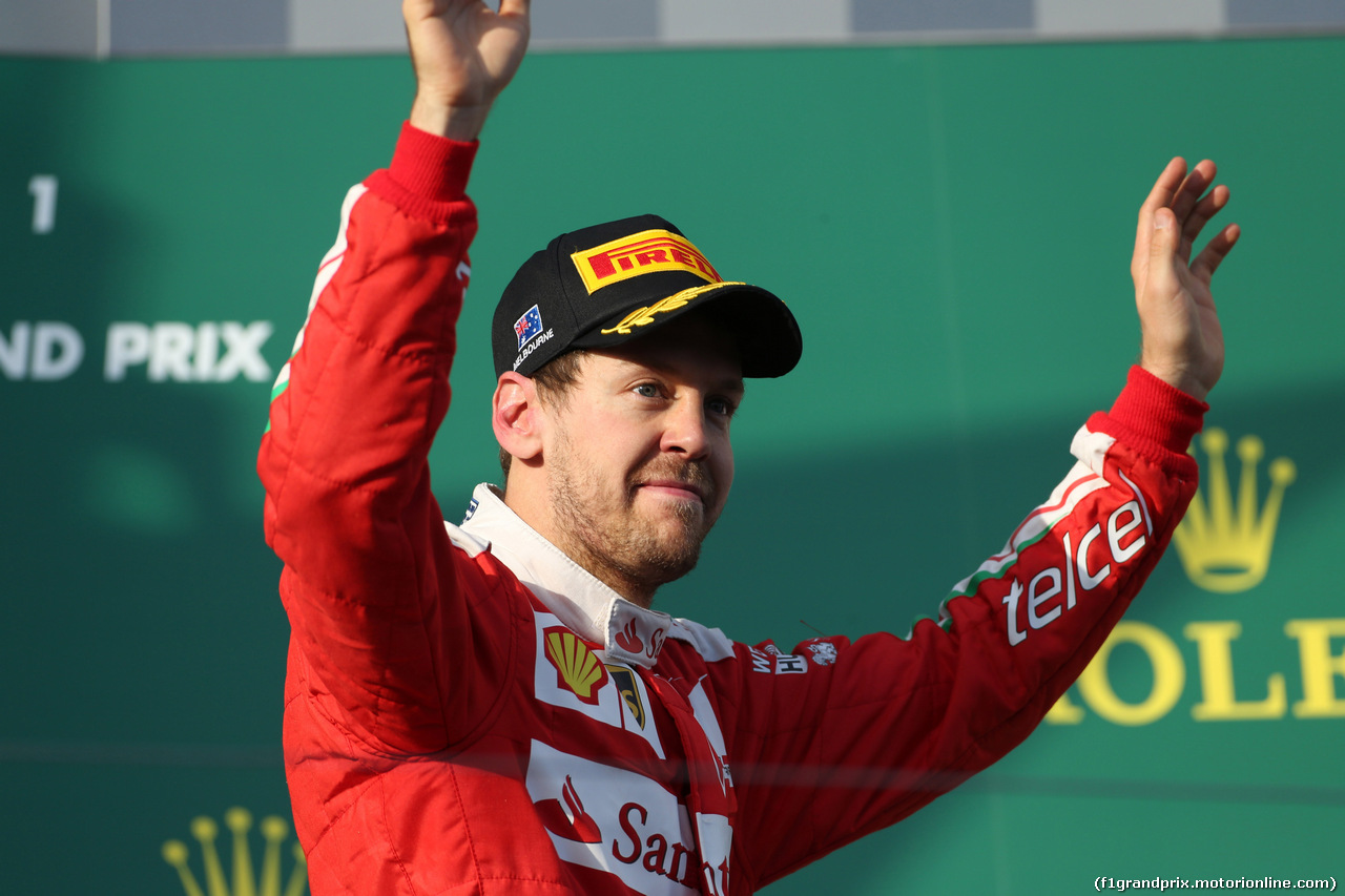 GP AUSTRALIA, 20.03.2016 - Gara, terzo Sebastian Vettel (GER) Ferrari SF16-H