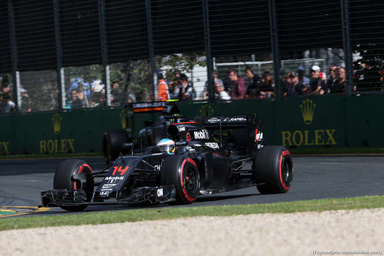 GP AUSTRALIA, 20.03.2016 - Gara, Fernando Alonso (ESP) McLaren Honda MP4-31