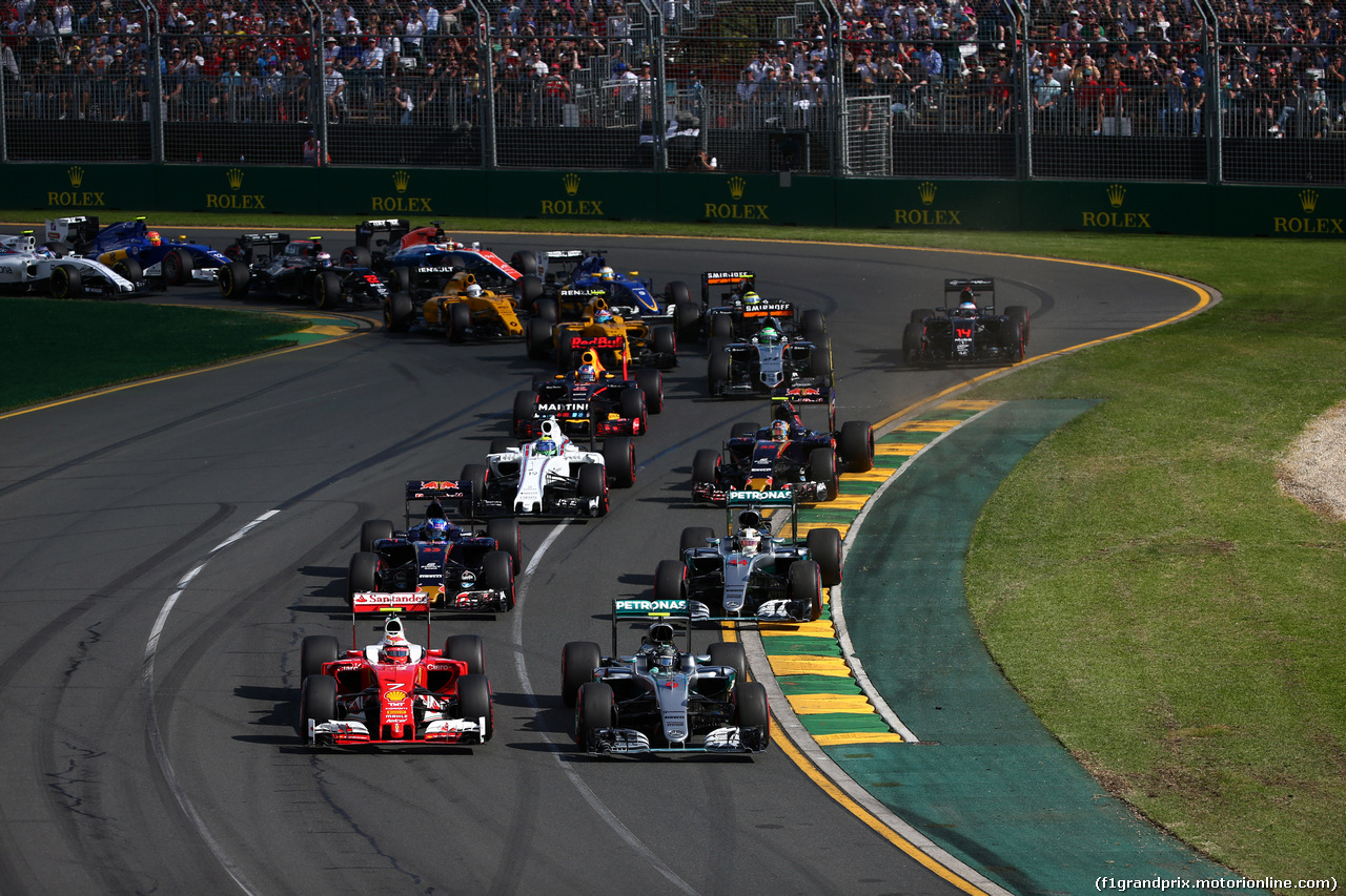 GP AUSTRALIA, 20.03.2016 - Gara, Start of the race