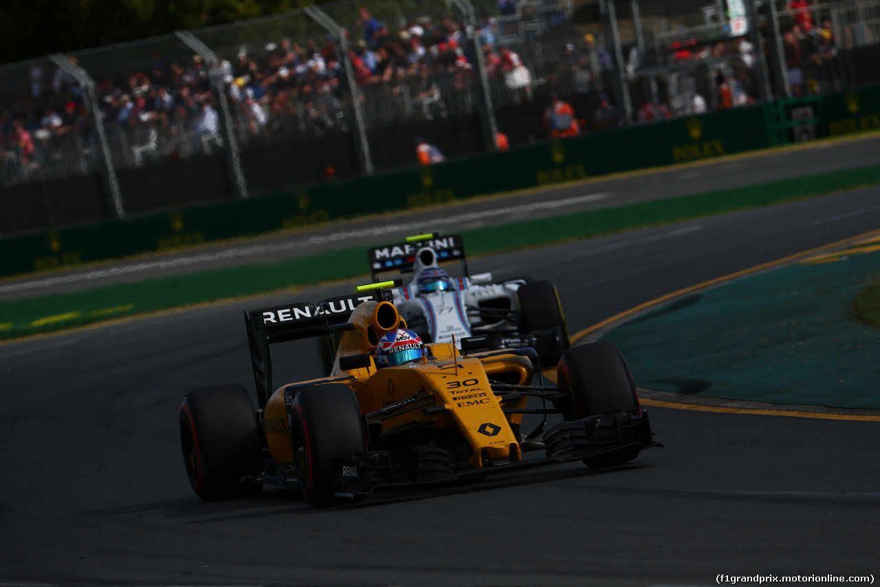 GP AUSTRALIA, 20.03.2016 - Gara, Jolyon Palmer (GBR) Renault Sport F1 Team RS16