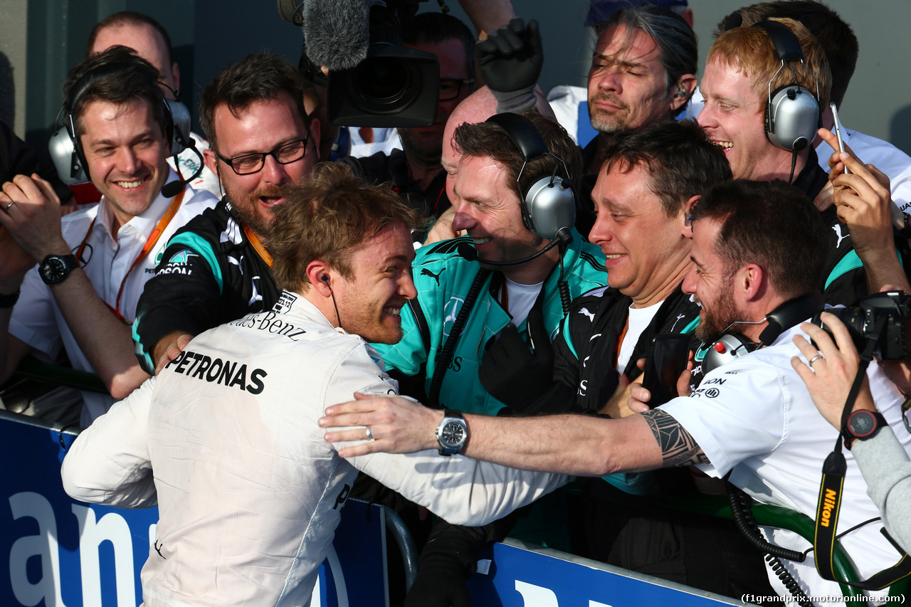 GP AUSTRALIA, 20.03.2016 - Gara, Nico Rosberg (GER) Mercedes AMG F1 W07 Hybrid vincitore