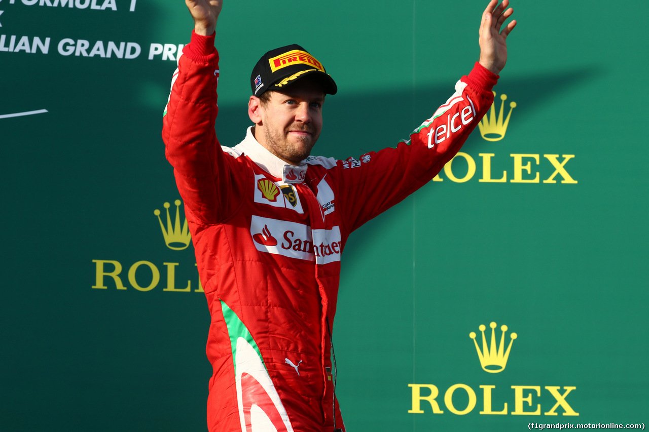 GP AUSTRALIA, 20.03.2016 - Gara, terzo Sebastian Vettel (GER) Ferrari SF16-H