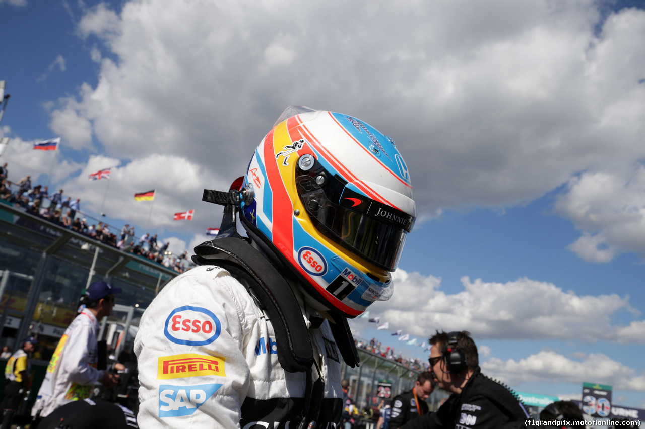 GP AUSTRALIA, 20.03.2016 - Gara, Fernando Alonso (ESP) McLaren Honda MP4-31