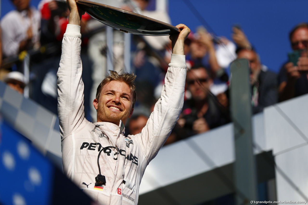 GP AUSTRALIA, 20.03.2016 - Gara, Festeggiamenti, Nico Rosberg (GER) Mercedes AMG F1 W07 Hybrid vincitore