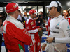 GP AUSTRALIA, 20.03.2016 - Kimi Raikkonen (FIN) Ferrari SF16-H, Sebastian Vettel (GER) Ferrari SF16-H e Nico Rosberg (GER) Mercedes AMG F1 W07 Hybrid