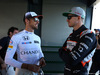 GP AUSTRALIA, 20.03.2016 - Jenson Button (GBR)  McLaren Honda MP4-31 e Nico Hulkenberg (GER) Sahara Force India F1 VJM09