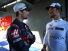 GP AUSTRALIA, 20.03.2016 - Romain Grosjean (FRA) Haas F1 Team VF-16 e Jenson Button (GBR)  McLaren Honda MP4-31