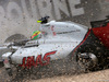 GP AUSTRALIA, 20.03.2016 - Gara, Crash, Esteban Gutierrez (MEX) Haas F1 Team VF-16