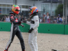 GP AUSTRALIA, 20.03.2016 - Gara, Crash, Fernando Alonso (ESP) McLaren Honda MP4-31 e Esteban Gutierrez (MEX) Haas F1 Team VF-16