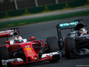 GP AUSTRALIA, 20.03.2016 - Gara, Sebastian Vettel (GER) Ferrari SF16-H e Lewis Hamilton (GBR) Mercedes AMG F1 W07 Hybrid