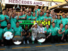 GP AUSTRALIA, 20.03.2016 - Gara, Festeggiamenti, Nico Rosberg (GER) Mercedes AMG F1 W07 Hybrid vincitore e secondo Lewis Hamilton (GBR) Mercedes AMG F1 W07 Hybrid