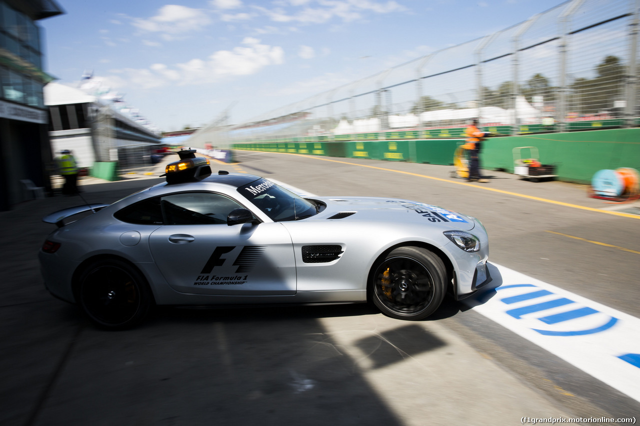 GP AUSTRALIA, The FIA Safety Car leaves the pits.
16.03.2016.