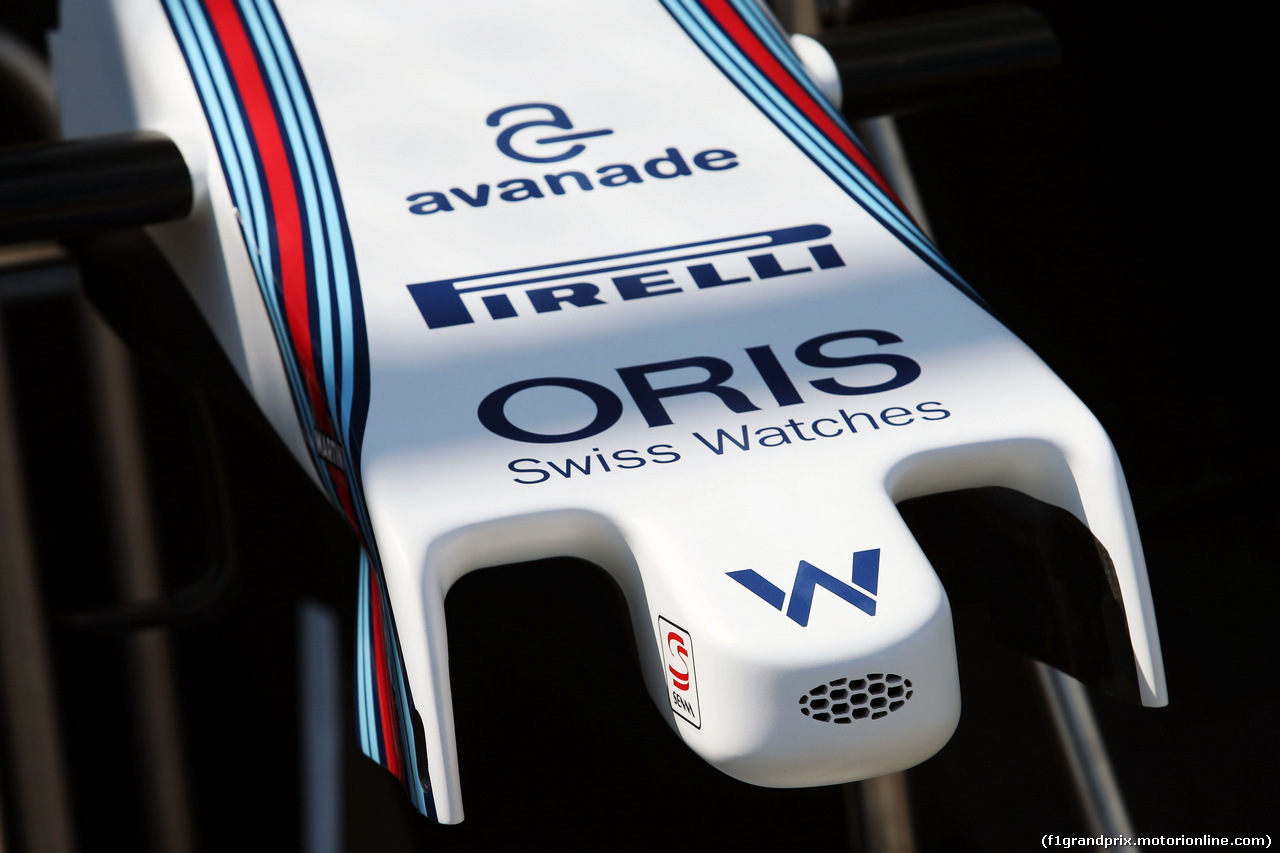 GP AUSTRALIA, Williams FW38 nosecone.
16.03.2016.