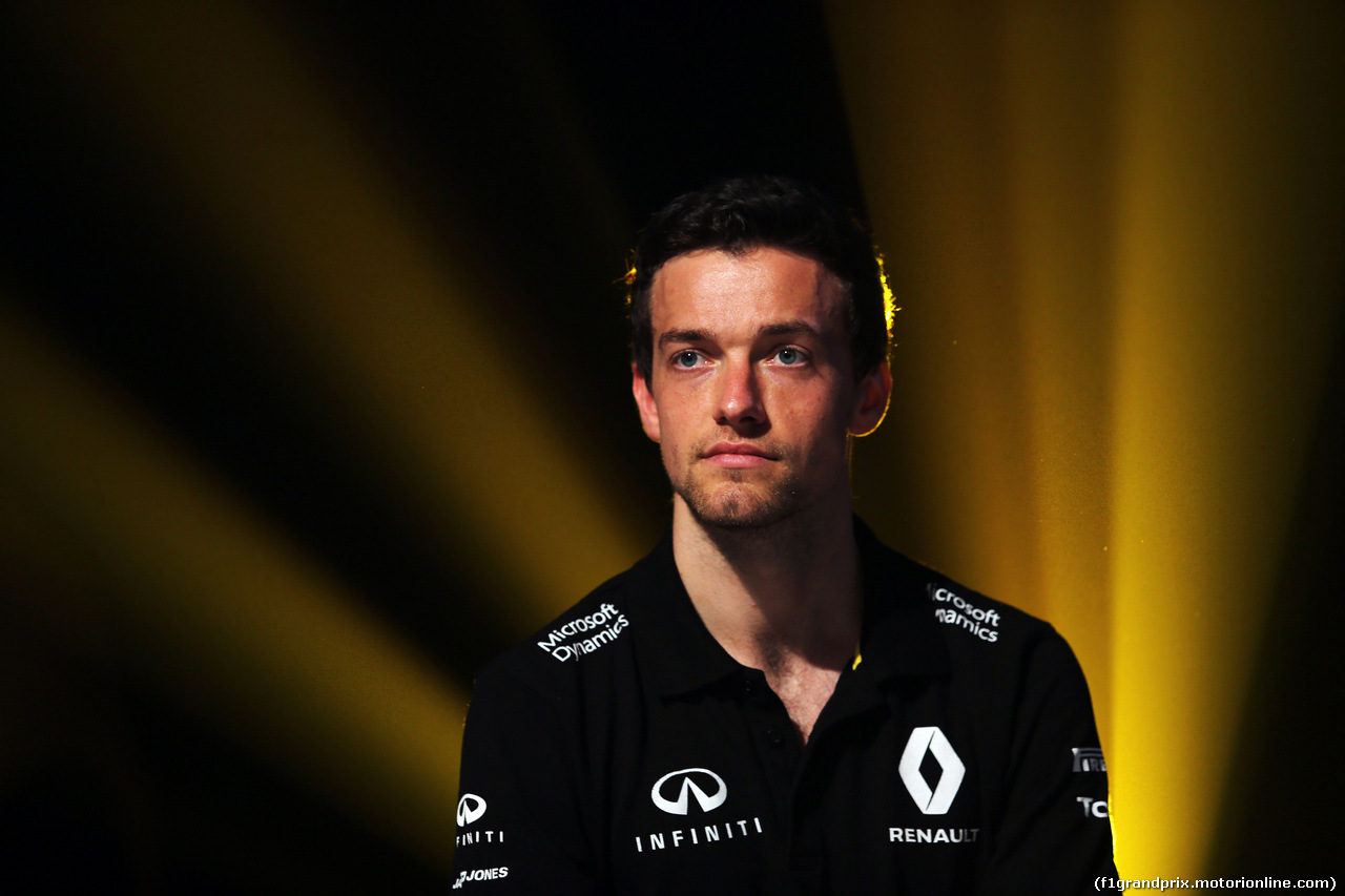 GP AUSTRALIA, Jolyon Palmer (GBR) Renault Sport F1 Team at the Renault Sport F1 Team RS16 livery reveal.
16.03.2016.