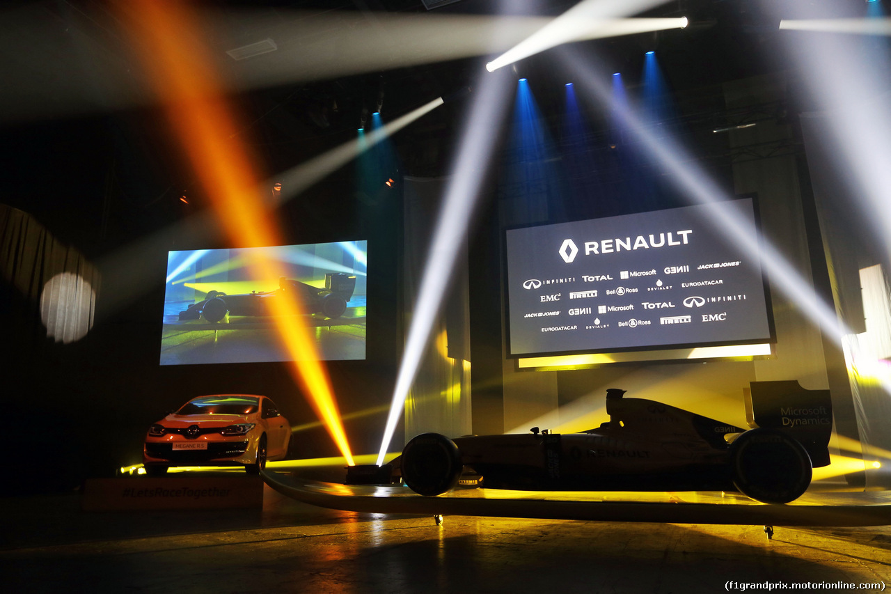 GP AUSTRALIA, The Renault Sport F1 Team RS16 livery reveal.
16.03.2016.