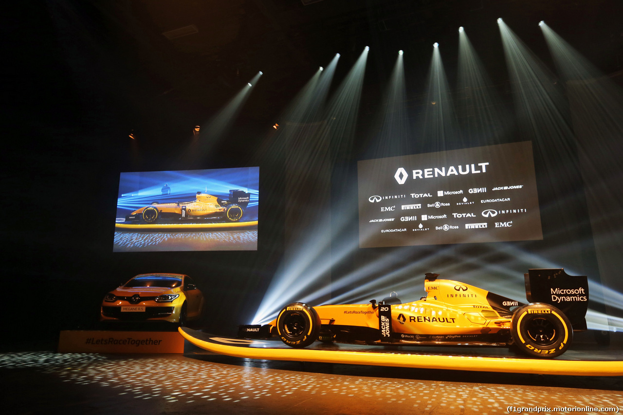 GP AUSTRALIA, The Renault Sport F1 Team RS16 livery reveal.
16.03.2016.