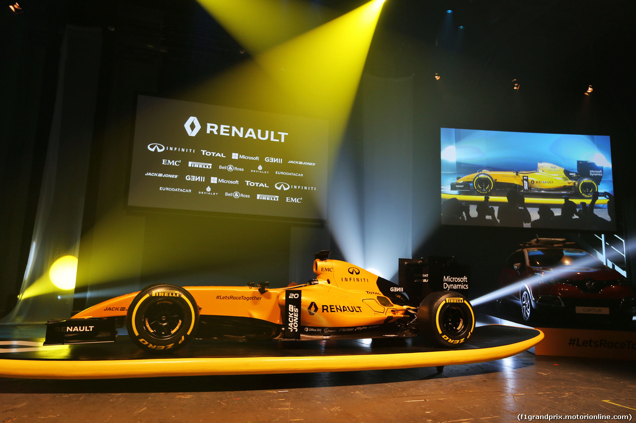 GP AUSTRALIA, The Renault Sport F1 Team RS16 livery reveal.
16.03.2016.