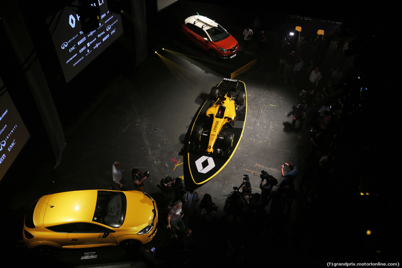 GP AUSTRALIA, The Renault Sport F1 Team RS16 livery reveal.
16.03.2016.