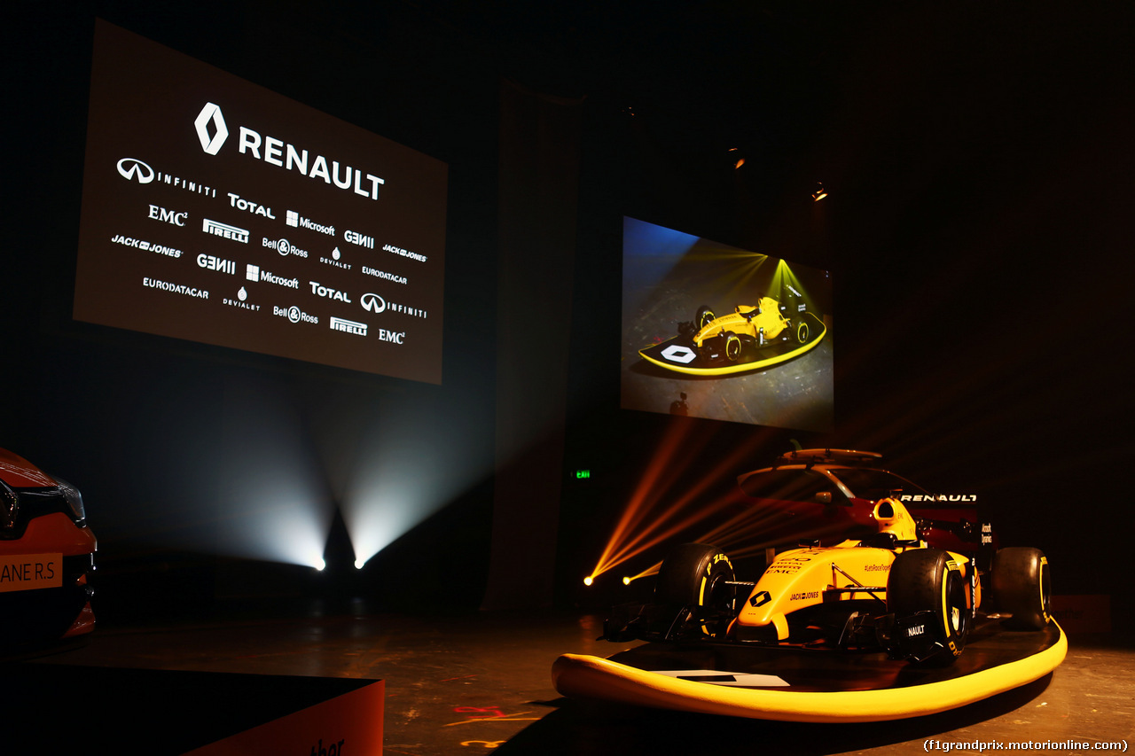 GP AUSTRALIA, The Renault Sport F1 Team RS16 livery reveal.
16.03.2016.