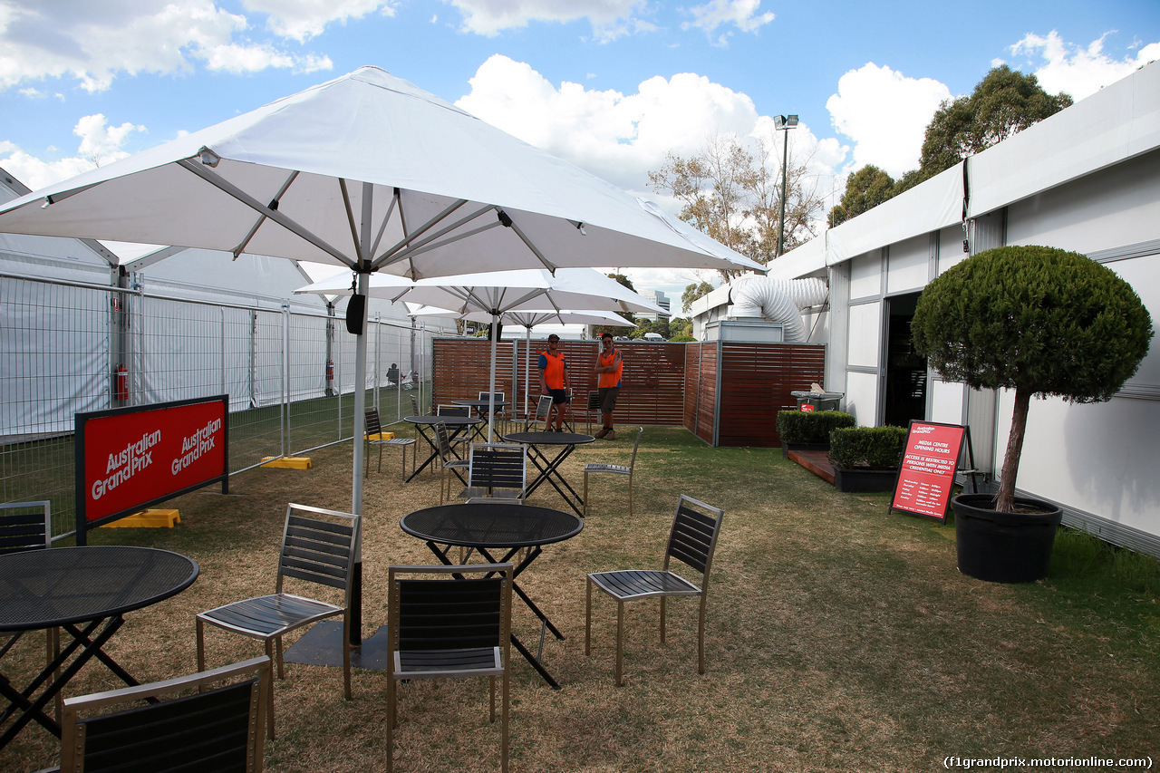 GP AUSTRALIA, 16.03.2016 - Preparation Day, Paddock