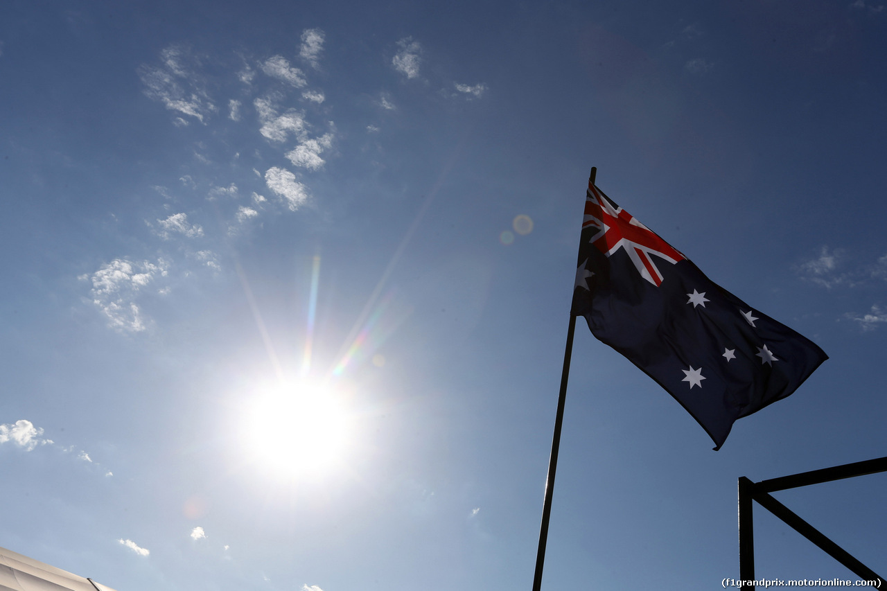 GP AUSTRALIA, 17.03.2016 - Australian flag