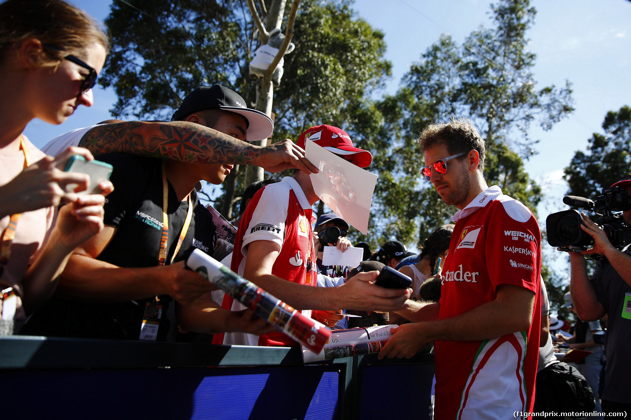 GP AUSTRALIA, 17.03.2016 - Sebastian Vettel (GER) Ferrari SF16-H