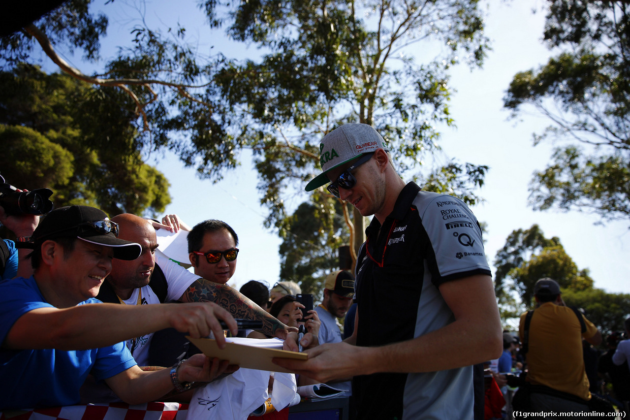 GP AUSTRALIA, 17.03.2016 - Nico Hulkenberg (GER) Sahara Force India F1 VJM09